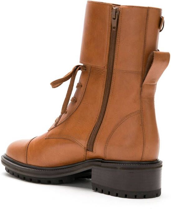 Sarah Chofakian Sarah leather boots Brown