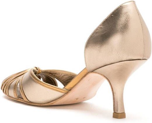 Sarah Chofakian Sarah leather shoes Gold