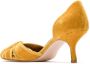 Sarah Chofakian Sarah velvet pumps Yellow - Thumbnail 3