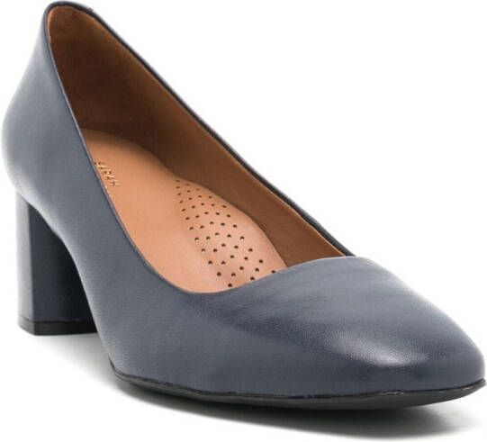 Sarah Chofakian Scarpin Beauvoir 45mm leather pumps Blue