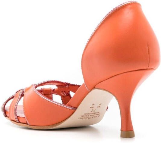 Sarah Chofakian Scarpin Carrie sandals Orange