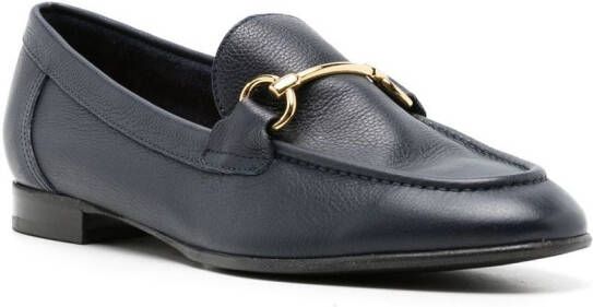 Sarah Chofakian Siena Oxford leather loafers Blue