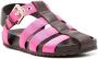 Sarah Chofakian Simpson strap-design flat sandals Brown - Thumbnail 2