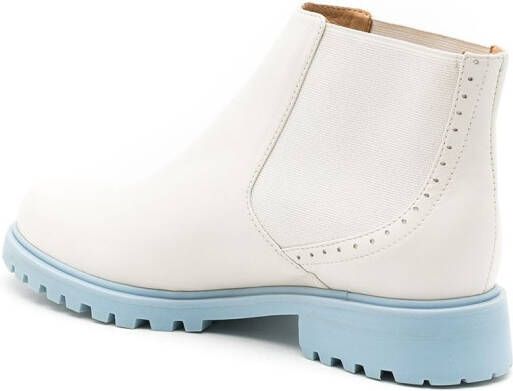 Sarah Chofakian Soul ankle boots White