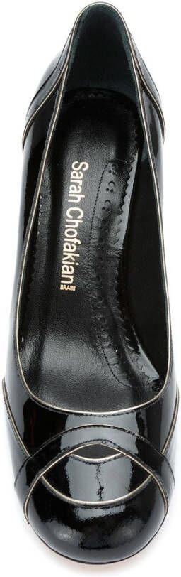 Sarah Chofakian Swam pumps Black