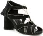 Sarah Chofakian Taylor 65mm cone-heeled sandals Black - Thumbnail 2