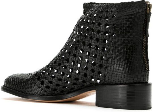 Sarah Chofakian Teca leather boots Black