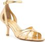 Sarah Chofakian Tunnel metallic sandals Gold - Thumbnail 2