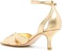 Sarah Chofakian Tunnel metallic sandals Gold - Thumbnail 3