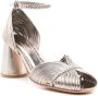 Sarah Chofakian Twiggy metallic-effect sandals Silver - Thumbnail 2