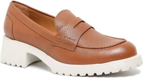 Sarah Chofakian Ully 50mm loafers Brown