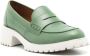 Sarah Chofakian Ully leather loafers Green - Thumbnail 2