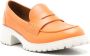 Sarah Chofakian Ully leather loafers Orange - Thumbnail 2
