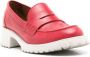 Sarah Chofakian Ully leather loafers Red - Thumbnail 2