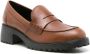 Sarah Chofakian Ully leather penny loafers Brown - Thumbnail 2