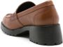 Sarah Chofakian Ully leather penny loafers Brown - Thumbnail 3