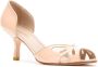 Sarah Chofakian Valencia peep toe shoes Neutrals - Thumbnail 2