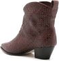 Sarah Chofakian Valentina woven 55mm boots Brown - Thumbnail 3