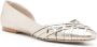 Sarah Chofakian Victoria leather ballerina shoes Silver - Thumbnail 2