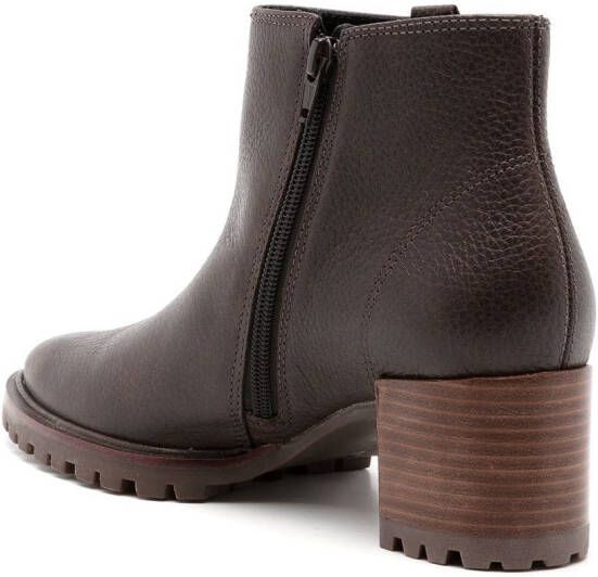 Sarah Chofakian Vienna 60mm ankle boots Brown