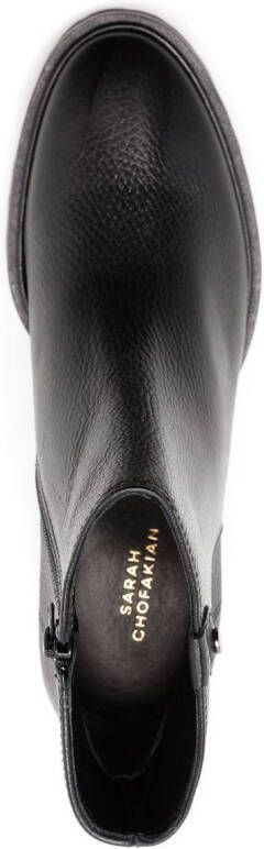 Sarah Chofakian Vienna 65mm ankle boots Black