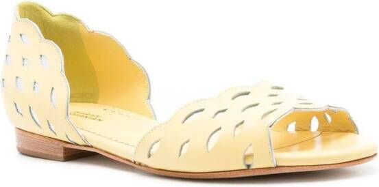 Sarah Chofakian Vivienne open-toe sandals Yellow