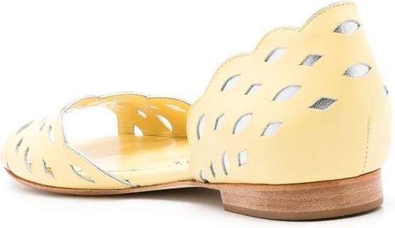 Sarah Chofakian Vivienne open-toe sandals Yellow