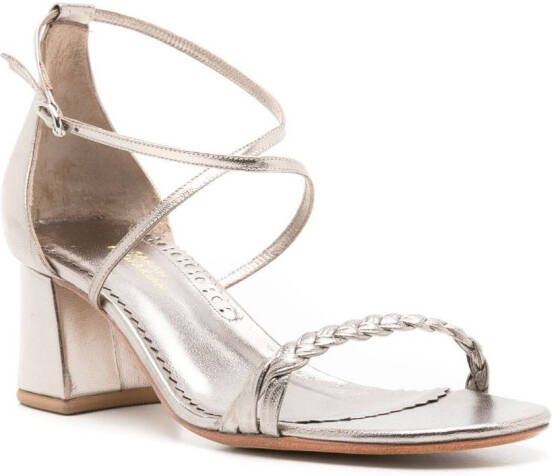 Sarah Chofakian Windsor 40mm metallic-effect sandals