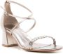 Sarah Chofakian Windsor 40mm metallic-effect sandals - Thumbnail 2