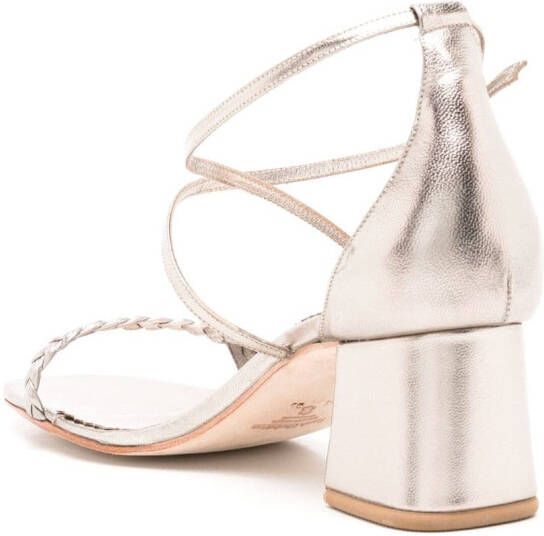 Sarah Chofakian Windsor 40mm metallic-effect sandals