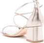 Sarah Chofakian Windsor 40mm metallic-effect sandals - Thumbnail 3