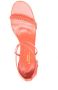 Sarah Chofakian Windsor 75mm braided-strap leather sandals Orange - Thumbnail 4