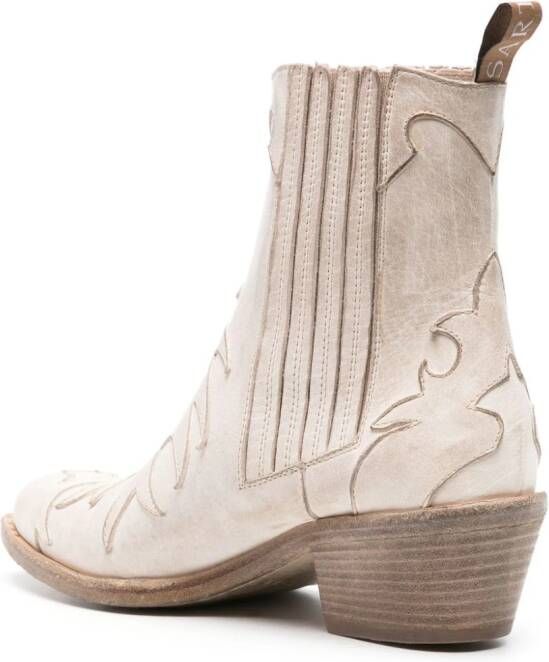 Sartore 45mm leather ankle boots Neutrals