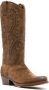 Sartore 45mm Western-style suede boots Brown - Thumbnail 2