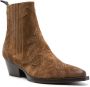 Sartore 50mm suede ankle boots Brown - Thumbnail 2