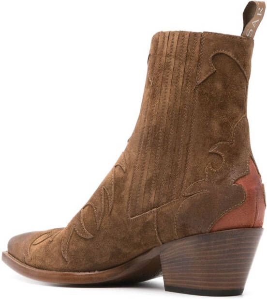 Sartore 60mm suede boots Brown
