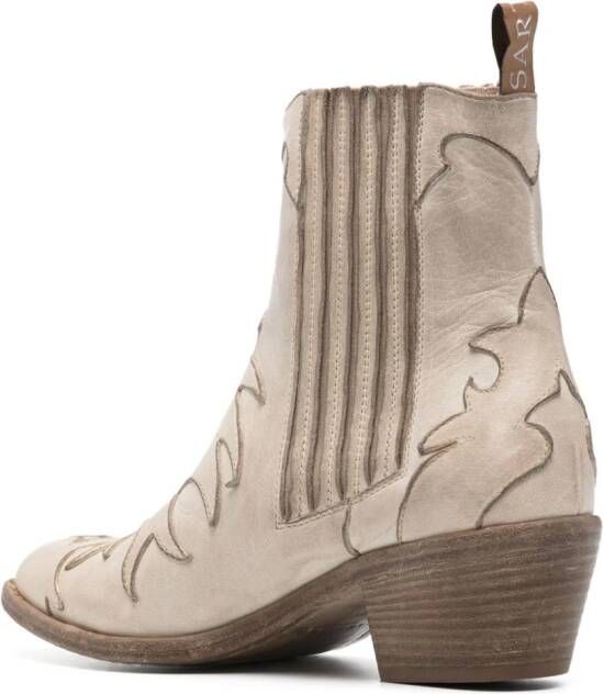 Sartore 65mm leather boots Neutrals