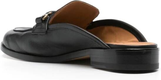 Sartore Corvara leather mules Black