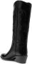 Sartore knee-high leather cowboy boots Black - Thumbnail 3