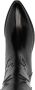 Sartore knee-high leather cowboy boots Black - Thumbnail 4