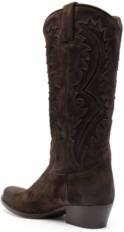 Sartore panelled 45mm Western boots Brown