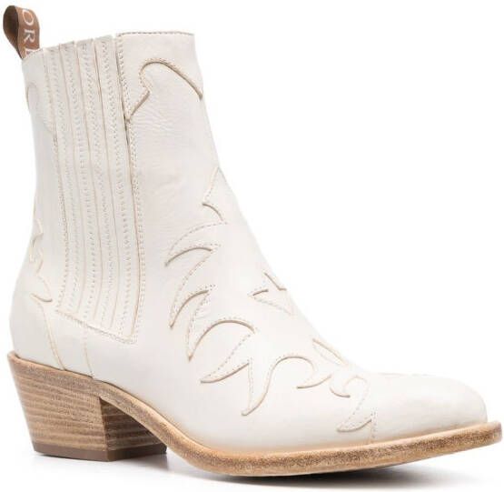 Sartore tonal western boots Neutrals