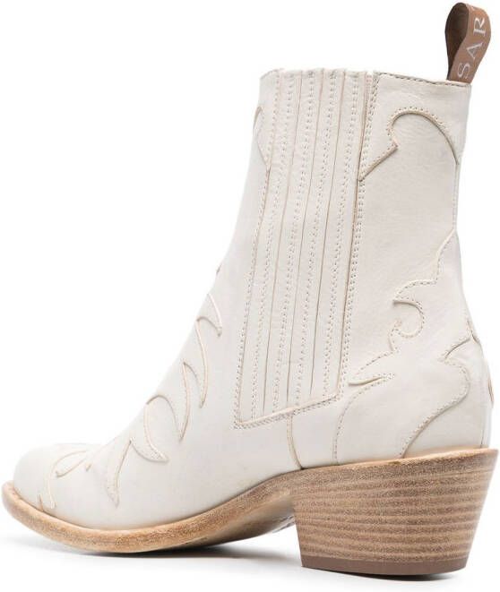 Sartore tonal western boots Neutrals