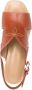 Sartore Toscano 100mm wedge sandals Brown - Thumbnail 4