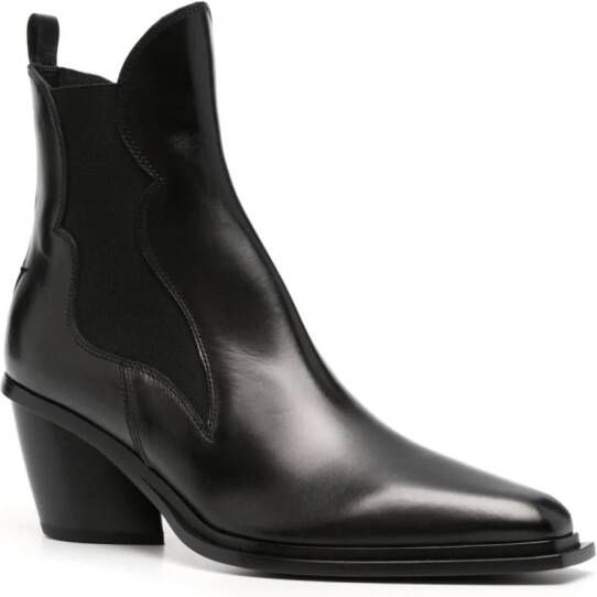 Sartore Western-style leather boots Black