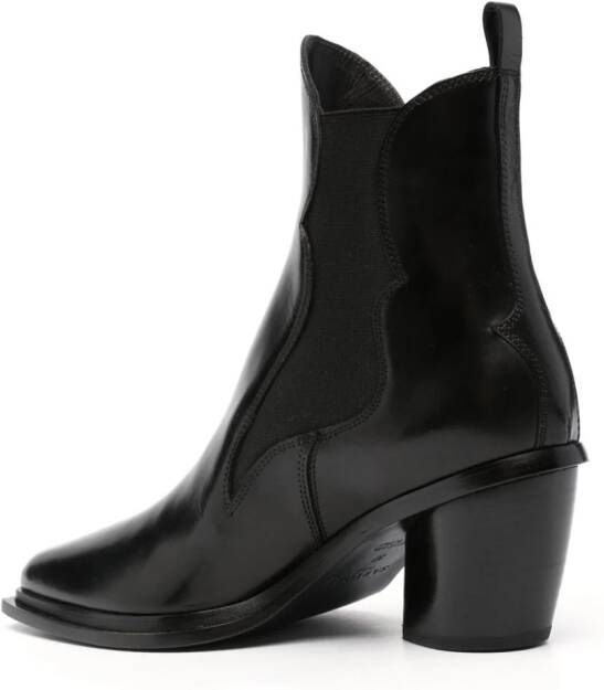 Sartore Western-style leather boots Black