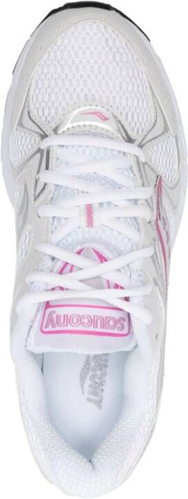 Saucony lace-up mesh sneakers White