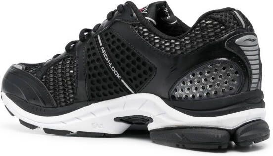 Saucony mesh-panel sneakers Black