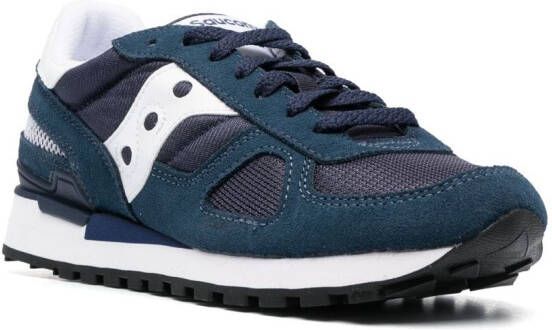 Saucony panelled low-top sneakers Blue