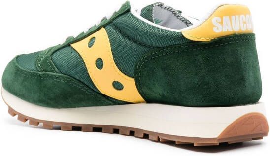 Saucony panelled low-top sneakers Green